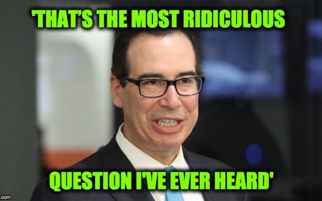 The Usually Genial Steve Mnuchin Snaps At Jim Acosta