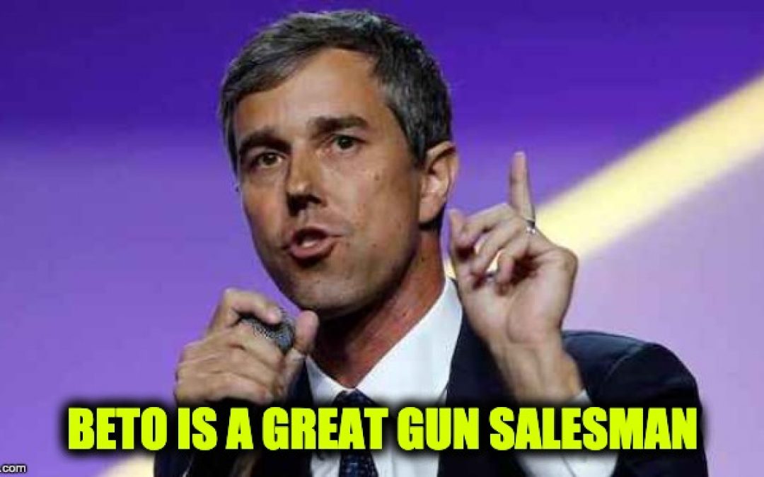 Beto O’ Rourke Helps Gun Shop Sell Out Of AR-15s