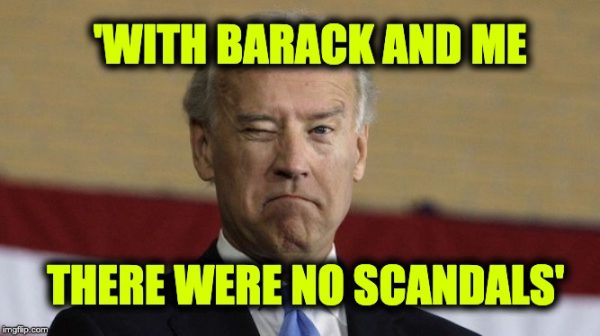 Biden Says He's Proudest Of 'Barack And Me' That There Were NO SCANDALSâ - The Lid