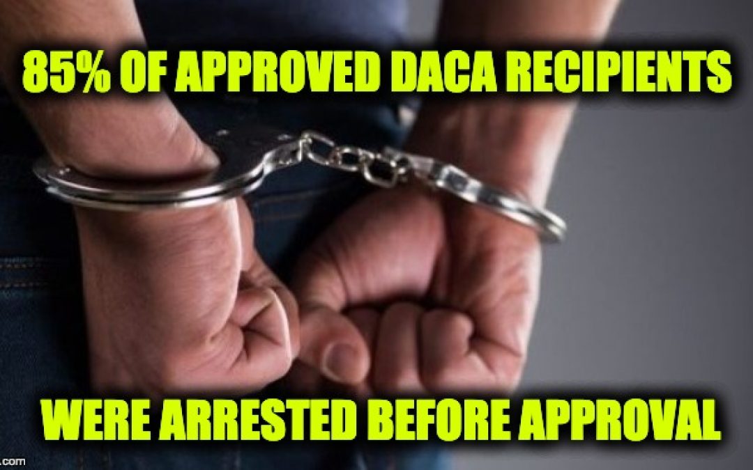 USCIS Report: 85% Of Approved DACA Applicants Were Arrested BEFORE Approval