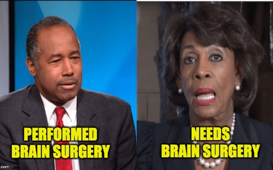Wrath Of Ben Carson Unleashed On Maxine Waters