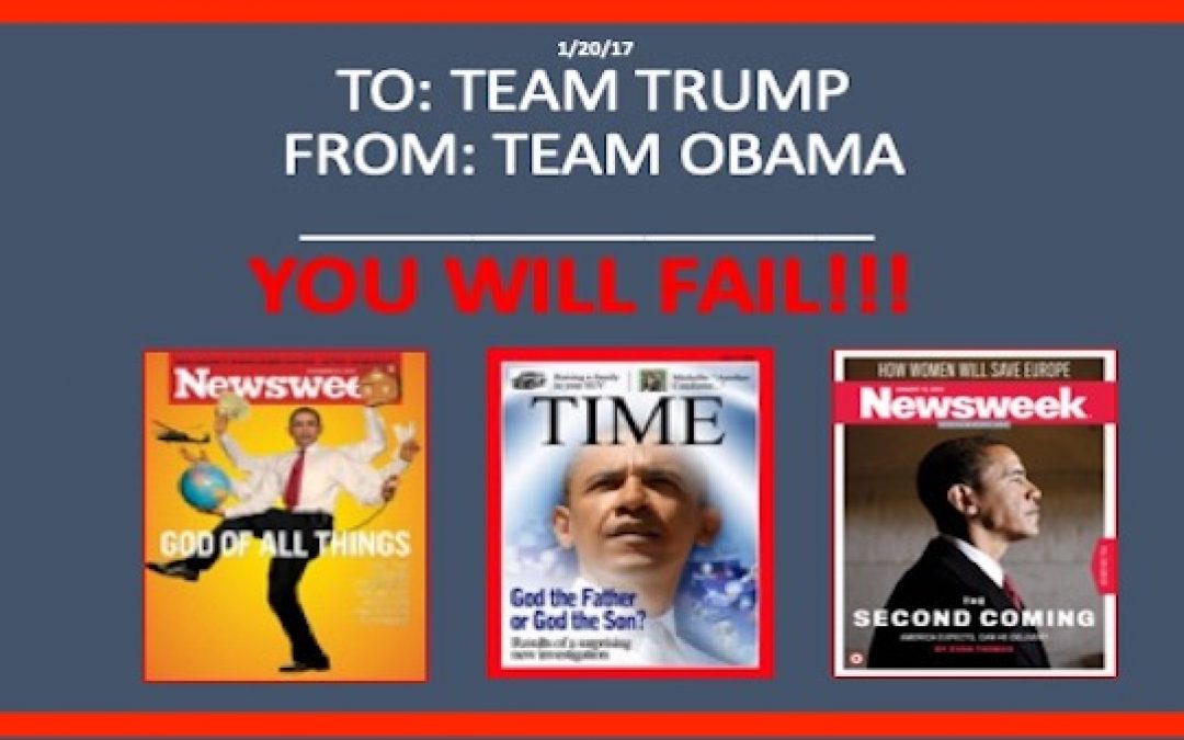 WH Press Secretary: Obama Team Left Notes ‘You Will Fail’ Notes Behind For Trump’s WH Team