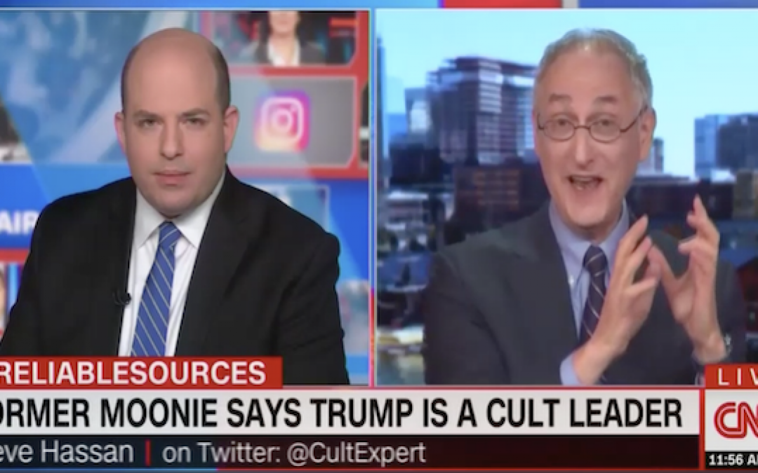 CNN’s Stelter’s Guest Says Trump Is ‘Destructive Cult Leader’ Who Uses ‘Mind Control’
