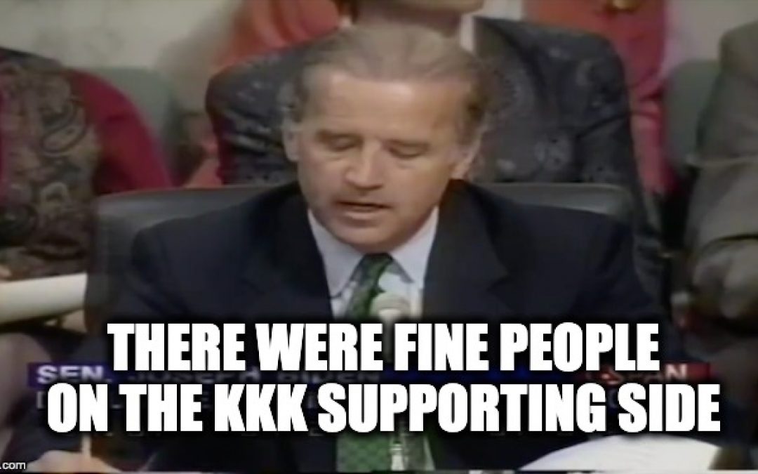 Joe Biden’s Long Career As A Racist