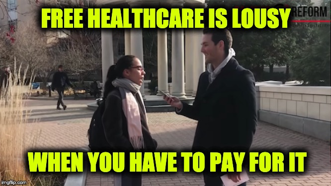 free healthcare is not free