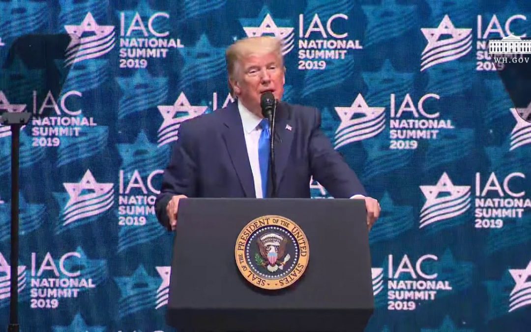 Leftists Freak As Trump Explains Accomplishments To Israeli American Council