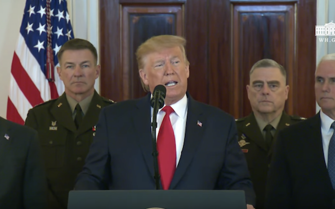 Trump ‘s Official Statement Responding To Iran Attack (Analysis, Video, and Transcript)