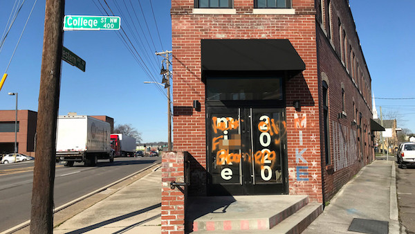 Bloomberg Campaign Office Vandalized
