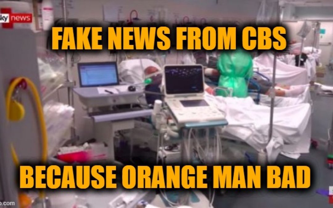 CBS Fake News: Uses Footage Of Italian Emergency Room To Show Conditions In New York