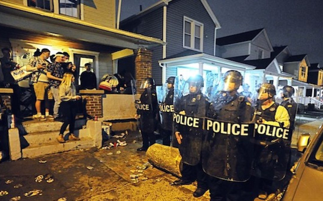 WATCH: U Dayton Students Riot Over COVID-19 Campus Closure
