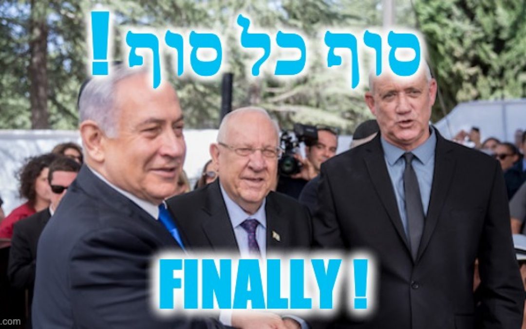 FINALLY! Netanyahu And Ganz Sign Israel Govt. Unity Deal