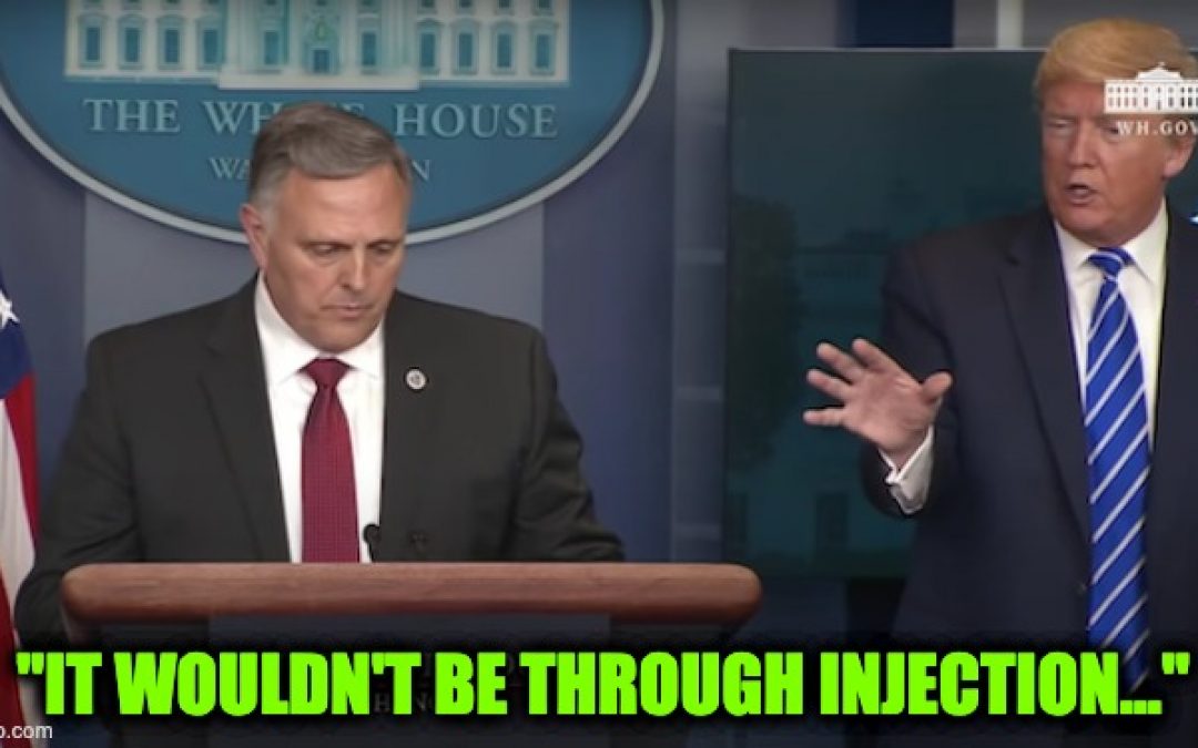Trump Did NOT Say We Should Inject Ourselves With Disinfectant, He Said The Opposite