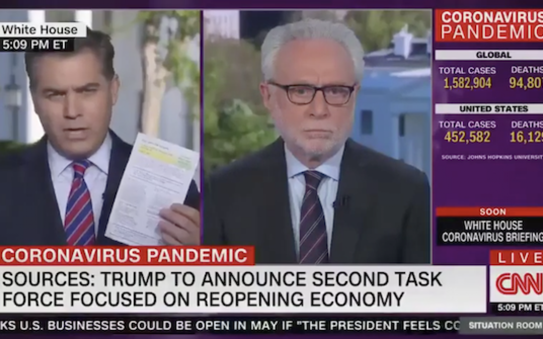 CNN’s Acosta Whines That Reporters Attending WH Task Force Briefing Were Tested For COVID-19