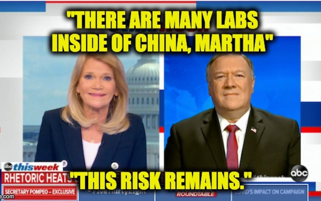 Pompeo Says Enormous Evidence Covid Came From Wuhan Lab