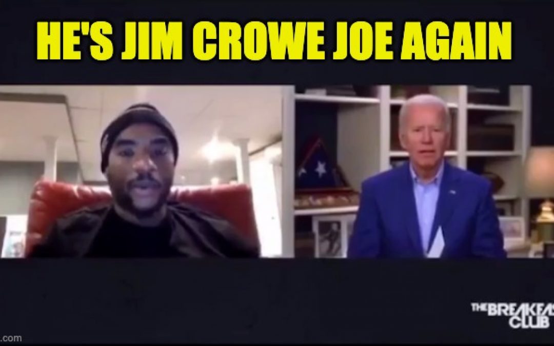 Joe Biden Is Jim Crow Joe Again: Says Black Trump Supporters “Ain’t Black”