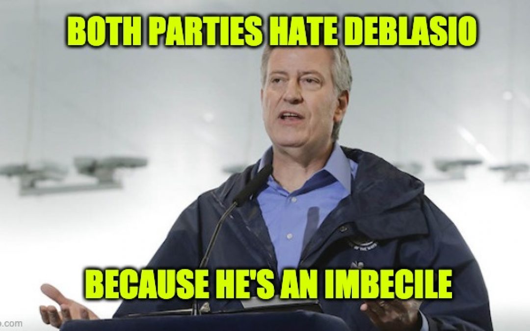 De Blasio Implies Rioting Is Okay, Going To Religious Services Is Not