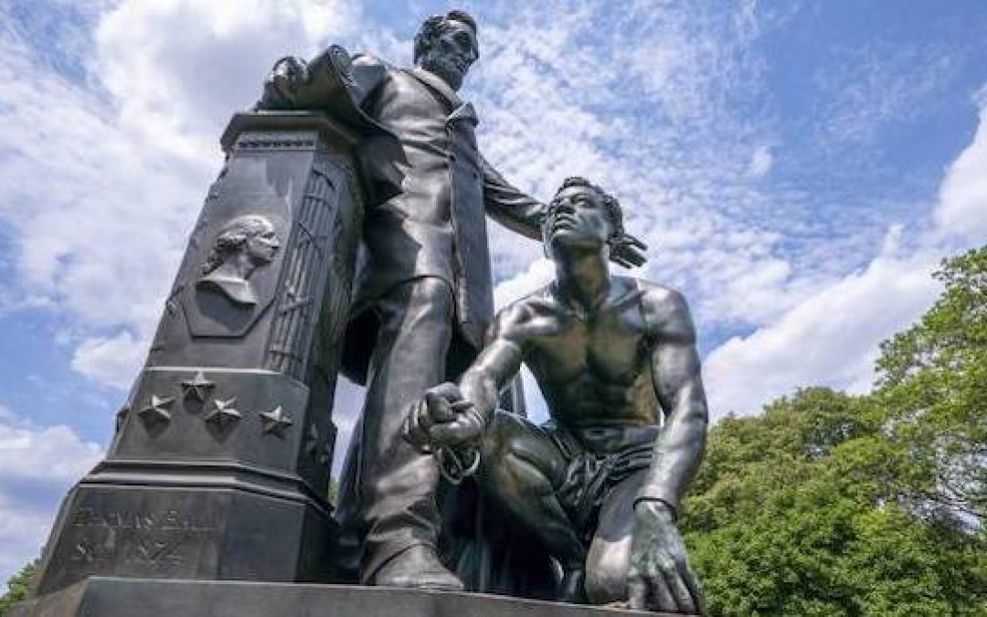 EPIC: Black Woman Takes La Fayette’s Lincoln Statue Topplers To Truthtown