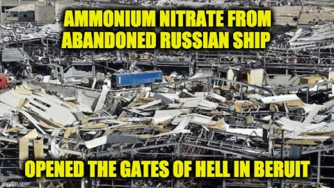 Ammonium Nitrate From Abandoned Ship Opened Up Gates Of Hell In Beirut ...