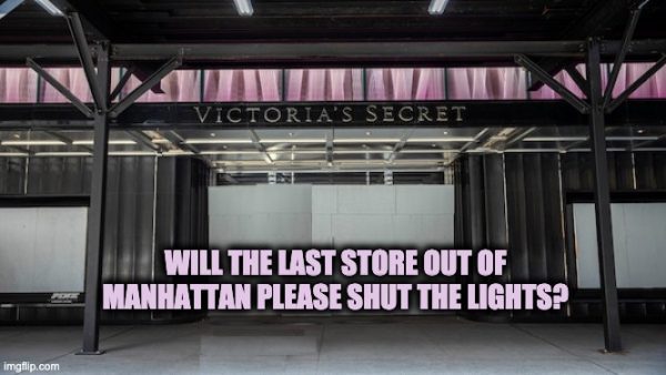 retail chains abandon Manhattan