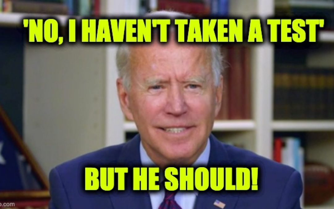 Response Biden Gave When Asked If He’s Taken Cognitive Test Was Proof He Needs To Take One ( VIDEO)