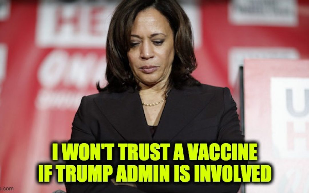 Kamala Harris Pushes Conspiracy Theory About Trump And COVID Vaccine