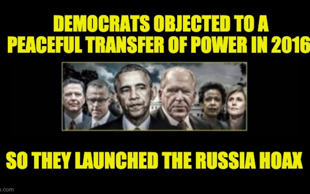 The Democrats Fought Against A Peaceful Transfer Of Power In 2016