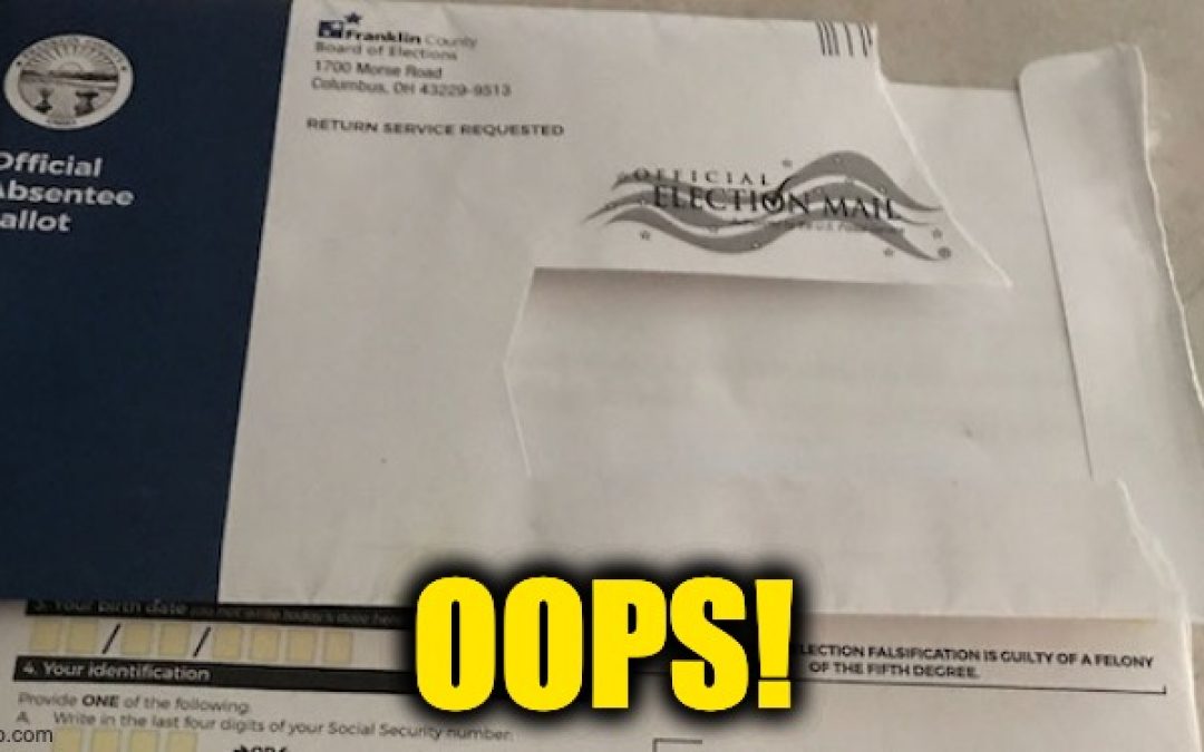 Ohio’s Largest County Mails Voters 50,000 Incorrect Ballots