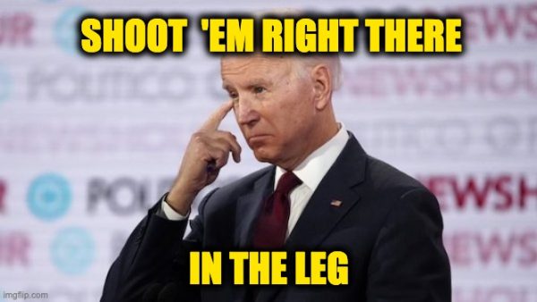 Biden shoot In leg