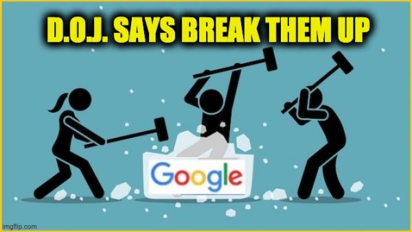 DOJ break up google