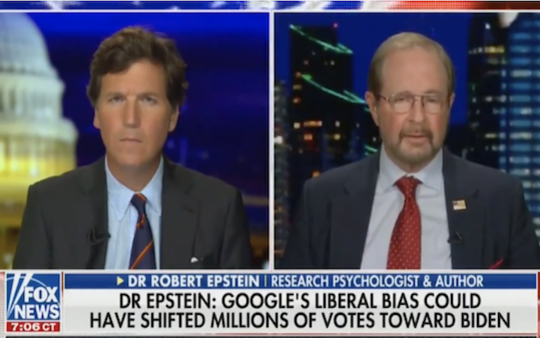 Tucker Carlson Guest Explains How Big Tech Manipulated Elections By Influencing Voters