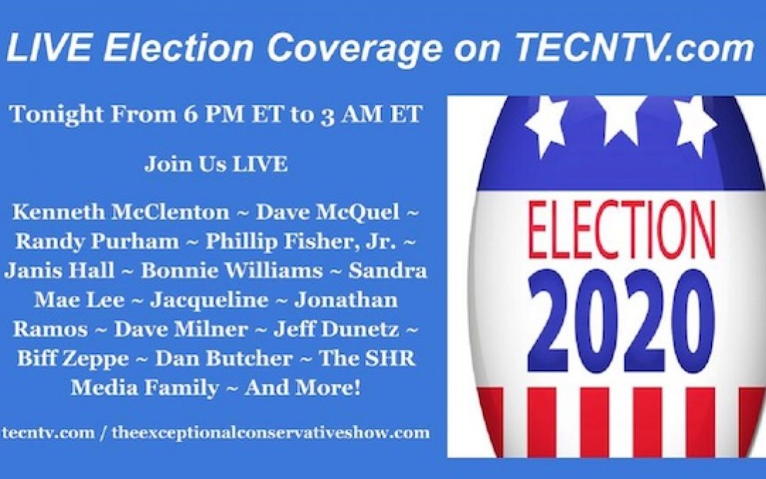 Don’t Miss The BEST Election Coverage:  Tonight On TECNTV.COM (Featuring The Lid)