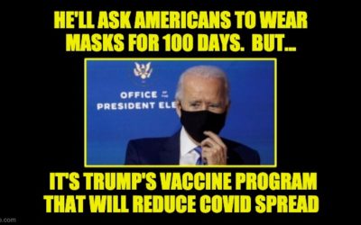 Biden bogus wear mask claim