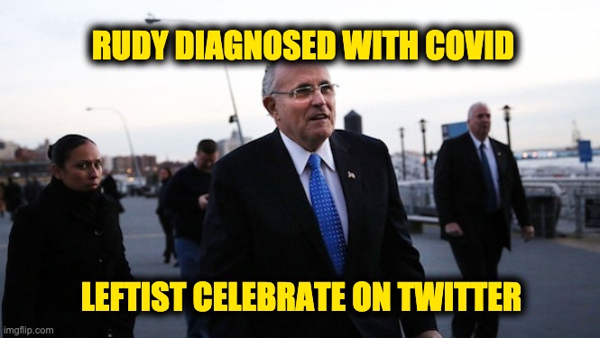 Giuliani has COVID leftists celebrate