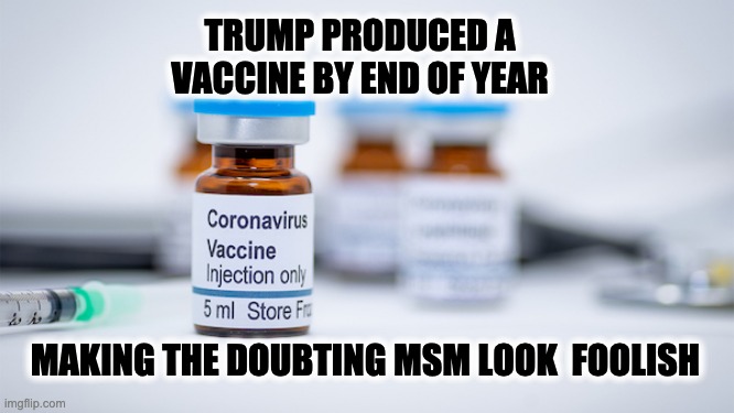 Trump's vaccine promise