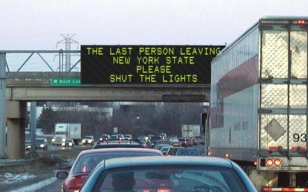 NY Population Drain Continues-Will The Last Person Leaving NY State Please Shut The Lights