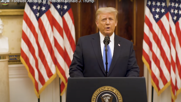 President Trump farewell address
