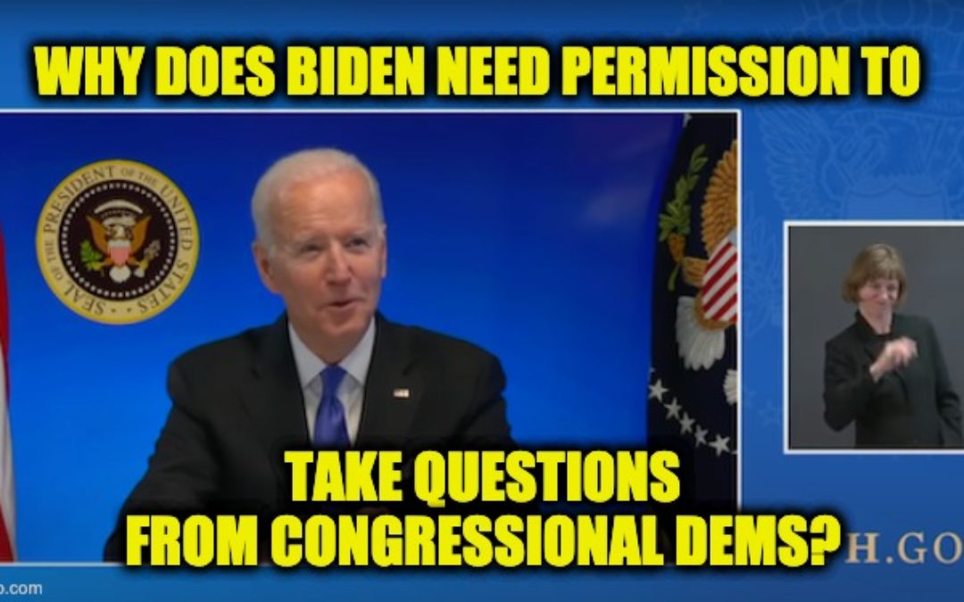 White House Cuts Video Feed After Biden Asks For Questions (Video)