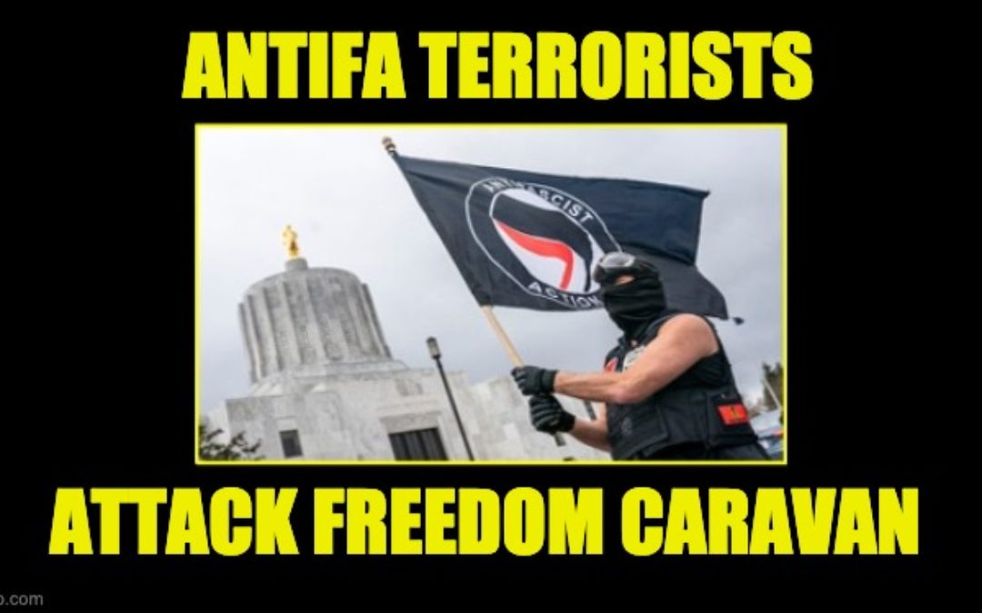 Antifa Terrorists Attack Conservative Caravan In Salem Oregon