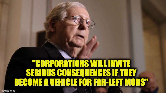 McConnell threatens woke corporations