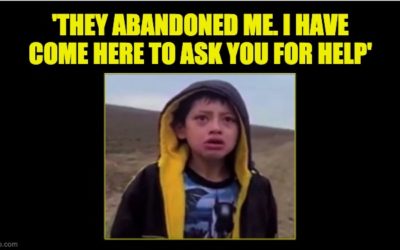boy abandoned in desert
