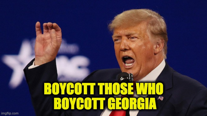 President Trump boycott