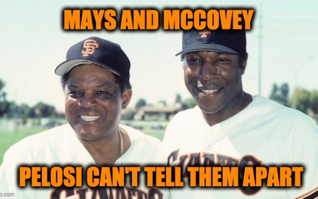 Nancy Pelosi Wishes Willie Mays A Happy 90th Birthday By Posting Photo Of Willie McCovey