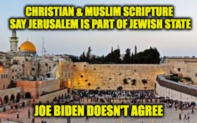 Biden wants to divide Jerusalem