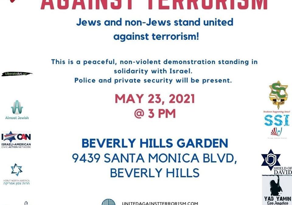 L.A. Rally United Against Terrorism On May 23