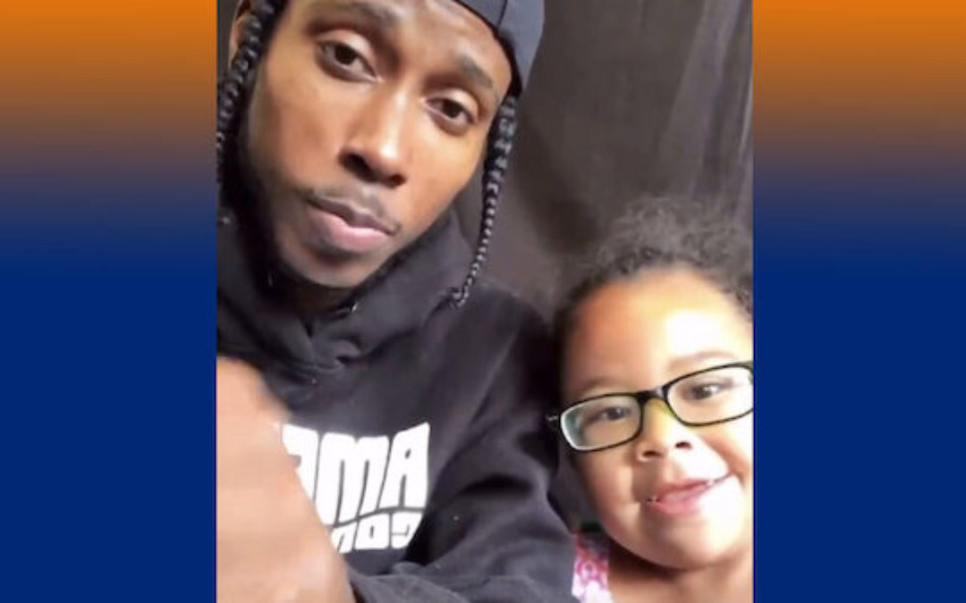 (Video) Young Black Father and His Precious Daughter Warn America of Evils Critical Race Theory