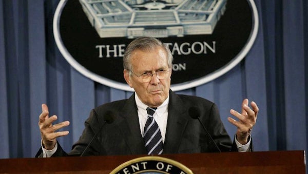 Donald Rumsfeld RIP