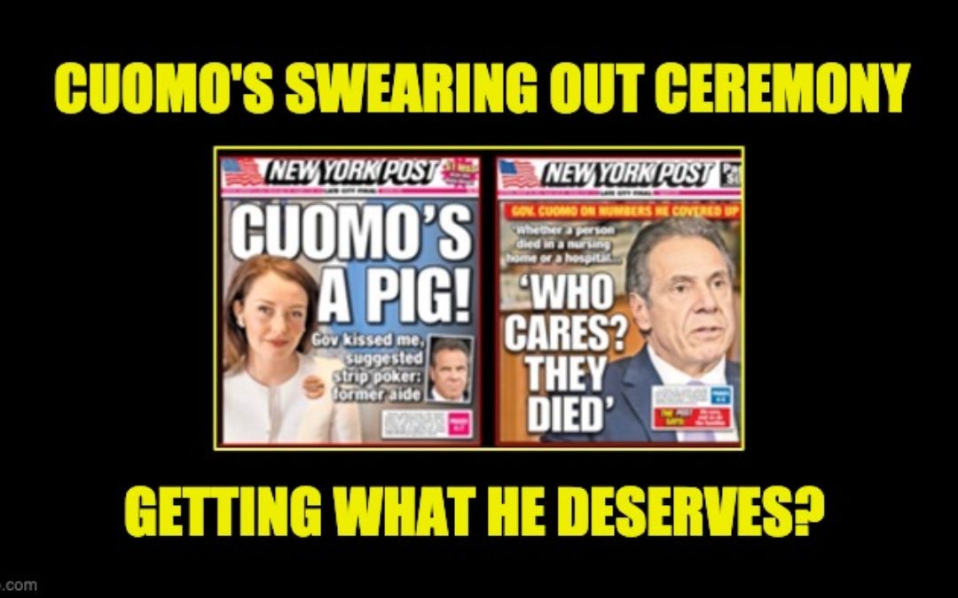 The Swearing Out Ceremony Of NY’s Former Gov. Andrew Cuomo