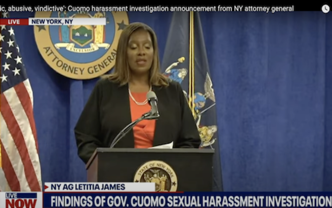 New York AG’s Report Shows Cuomo To Be A Sexual Thug (Video And Full Report)