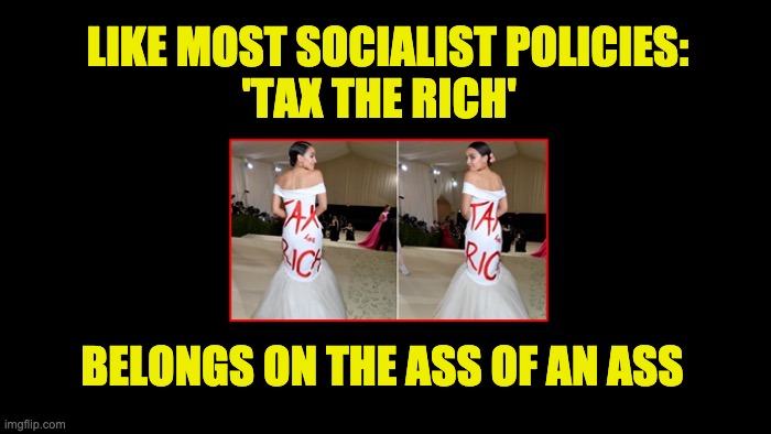 tax the rich gown