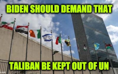Biden Should NOT Allow Taliban To Join United Nations